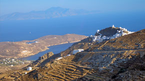 Aerial view of Serifos